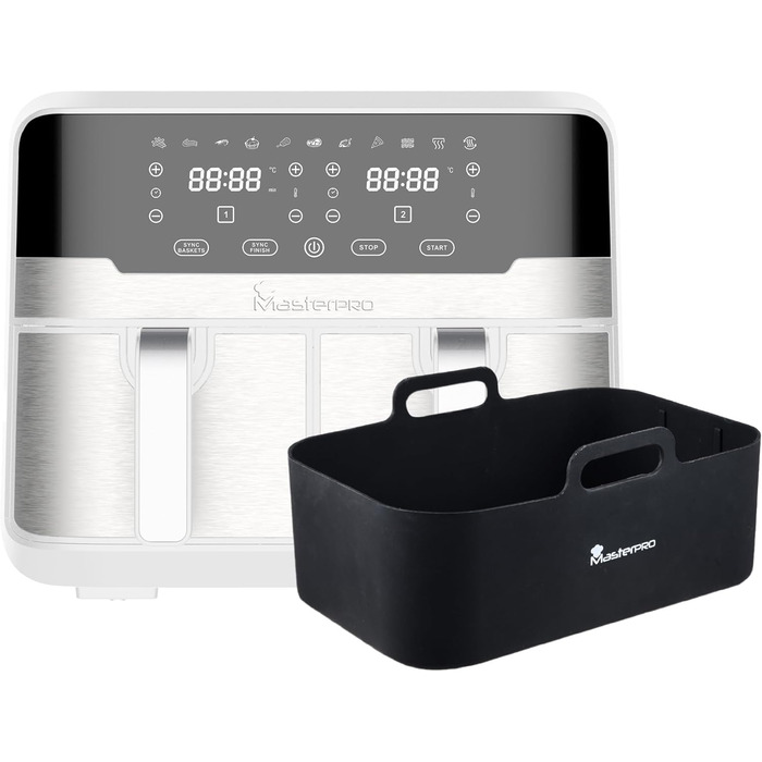 MasterPRO Rocket Duo 900 - Подвійний чайник без нагрівного елементу, білий, 9 л + 2400 Вт