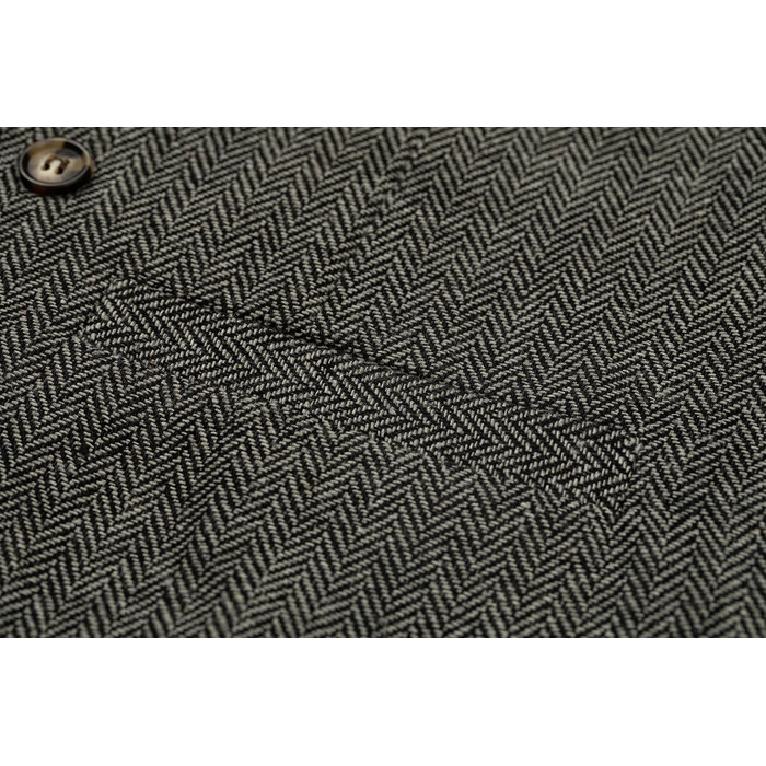 Стильний жилет чоловічий Solovedress Vintage з вовни, Regular Fit, для весілля та Groomsmen, сірий, XL