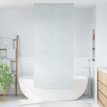 Штора для душу вінілова VidaXL, 80 x 240 см