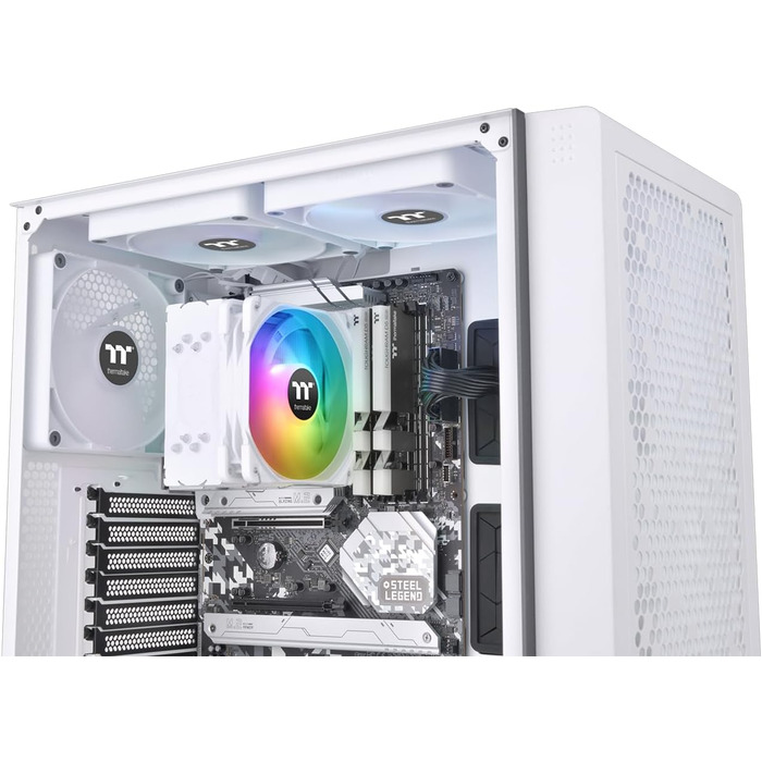 Охолоджувач повітряний Thermaltake UX200 SE ARGB Snow - Кулер для ПК з підсвічуванням ARGB