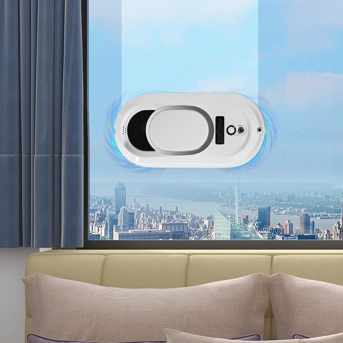 Робот для миття вікон Fensterputzroboter 2800Pa з 3 режимами, 10 серветками для дому та офісу