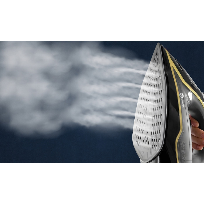 Парова праска Electo з керамічною підошвою, 3000 Вт, 380 мл, бежево-коричнева