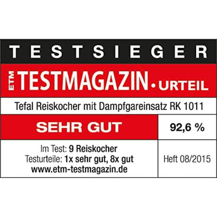 Мультиварка Tefal RK8121 45 в 1 з LCD-дисплеєм, 5л, нержавіюча сталь – для рису, каш, супів та інших страв