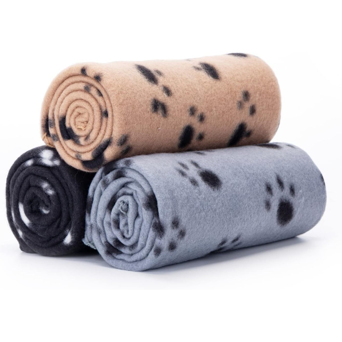 М'яка флісова ковдра для собак та котів Nobleza 120x100 см - тепла, миюча, для тварин