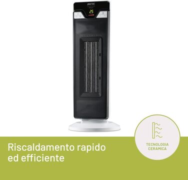 Електричний обігрівач Imetec Eco Ceramic Diffusion: керамічний нагрівач з 6 режимами та таймером