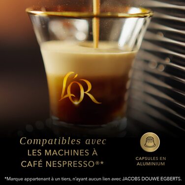 Кава в капсулах L'Or Espresso Delizioso (інтенсивність 5), сумісні з Nespresso, 100 капсул (10 упаковок по 10 шт)