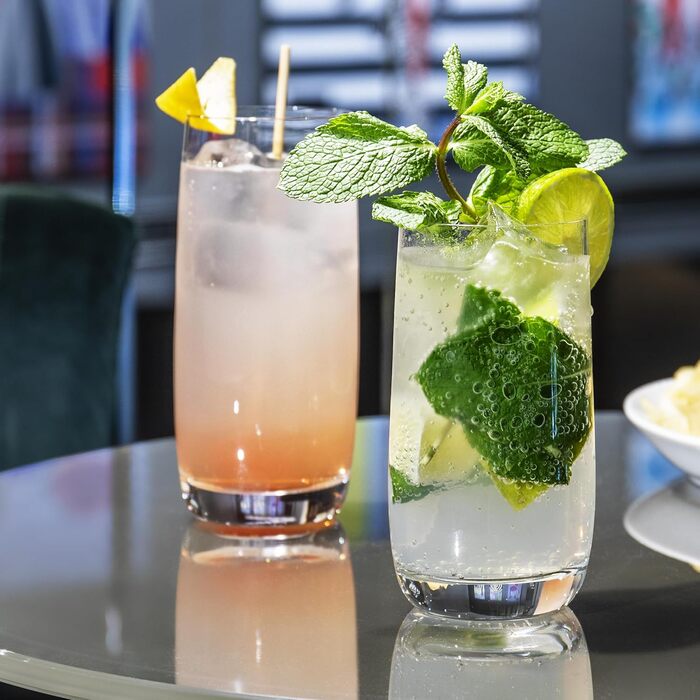 Набір келихів Stölzle Lausitz Weinland Longdrink 6 шт, 390 мл – кришталеві келихи для коктейлів, води, соків – міцні, для посудомийної машини