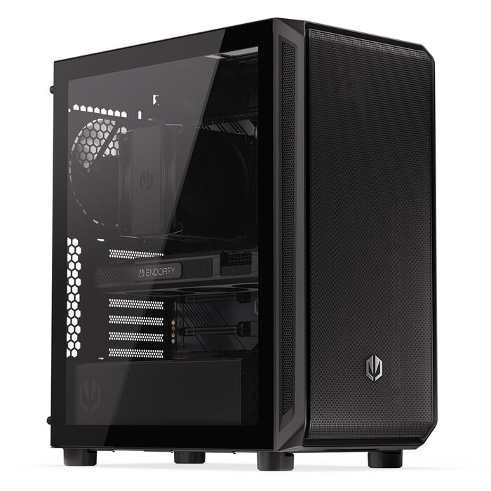 Корпус для ПК ENDORFY Arx 500 ARGB зі скляною бічною панеллю та 5 вентиляторами 140мм