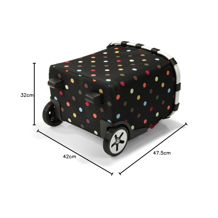CarryCruiser Dots від Reisenthel: зручний та місткий ролик-шопер з міцним алюмінієвим каркасом, 40 л, водонепроникний