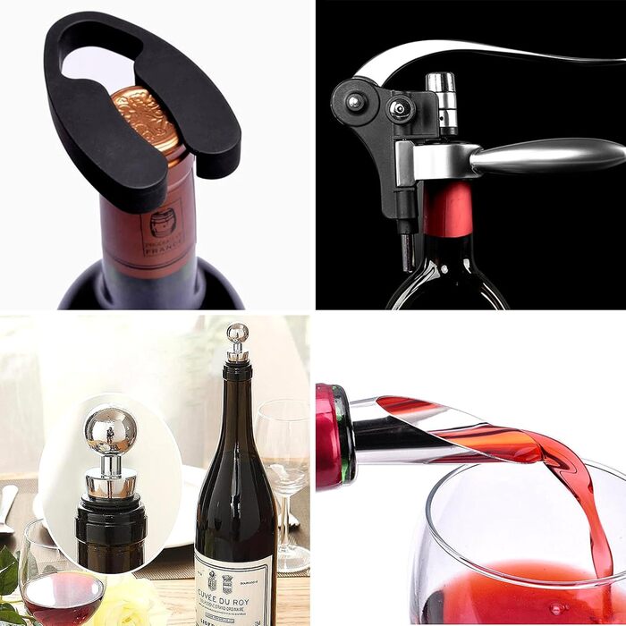 Набір сомельє UCAMP Luxus Wein Öffner з 11 відкривачами для пляшок, аксесуарами для вина (дерев'яна коробка)