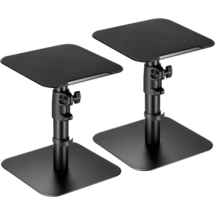 Підставка для колонок RICOO: 2 шт., регульована висота, для ПК, ТВ, студійного обладнання, універсальна, LH069-T