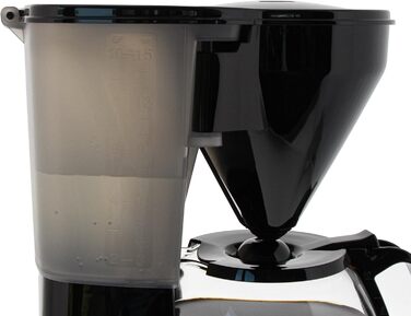 Кавомашина Melitta Easy Timer з таймером, скляна колба, стоп-крапля, 10 чашок, чорна