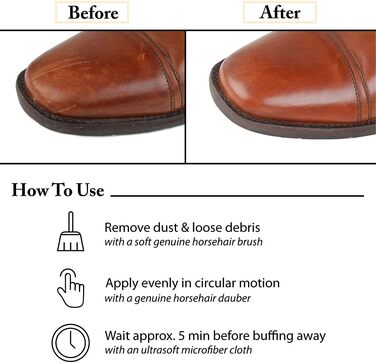 FootFitter Best Premium Shoe Cream, Restore, Clean & Shine Shoes and Boots, Made in the USA (2-Pack), Multiple Colors