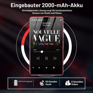 MP3 плеєр SWOFY з Bluetooth та WiFi, 4.0