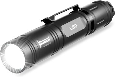 Ліхтарик WUBEN L50 LED 1200 Люмен, тактичний, водонепроникний IP68, USB-зарядка, 5 режимів, для кемпінгу, туризму, надзвичайних ситуацій