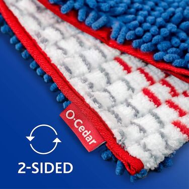 O-Cedar Dual-Action Microfiber Flip Mop Refill