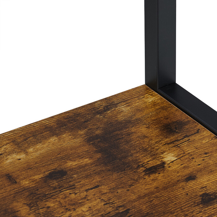 Relaxdays Towel Rack 2 Bars & Shelf