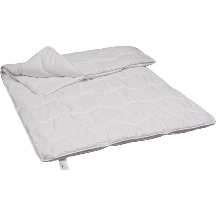FAM Home Duvet 135x200 4 Seasons Washable | Stepped Duvet with 2 Separate Duvets | Comforter Anti-Allergic for Allergy Sufferers | Summer Blanket and Autumn Blanket 200 x 135 cm 4 Seasons Duvet