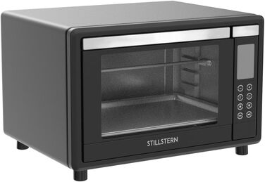 Міні-піч Stillstern з конвекцією (35л), Pizza Ø28см, CYCLONE PRO+ (покриття антипригарне), 13 програм, розморожування та підтримання тепла, таймер 8г, збірник рецептів