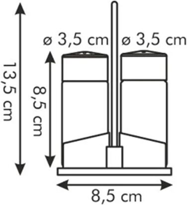 Набір Tescoma для солі та перцю, Menage Set Profi (12 шт. солі та перцю)