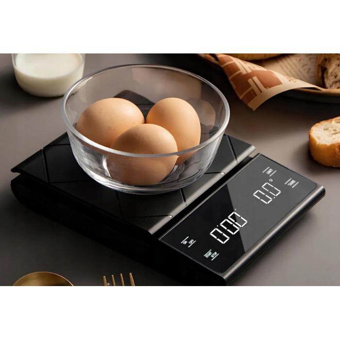 Кухонний електронний ваги для дому, високоточні, до 3 кг, з дисплеєм