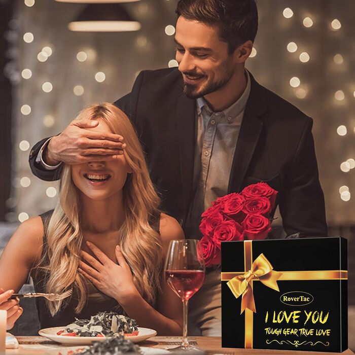 Набір інструментів RoverTac - подарунок для тата, 12-в-1 Мультитул з молотком, ліхтариком та універсальним ножем у подарунковій коробці