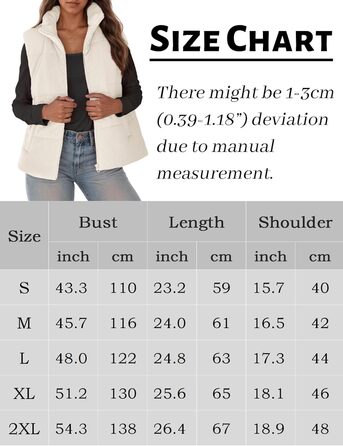 Жіноча тепла зимова жилетка FEOYA з коміром-стійкою, без рукавів, утеплена, біла (M)