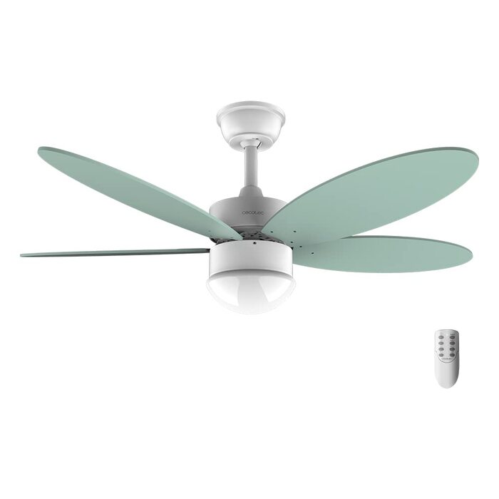 Стельовий вентилятор Cecotec EnergySilence Aero 4260 42 дюйми, LED, пульт, 6 швидкостей, м'ятний