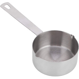 FBHappiness Stainless Steel 304 Measuring Cup, Metal Measuring Spoon, Baking Measuring Spoon with Scale, Cake Measuring Spoon for the Kitchen, Household Scale (Size: 1/3 Cup 80 ml) (1/3 Cup 80 ml)