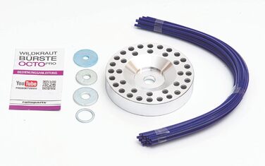 Ratioparts Wildkrautbürste 25.4 mm Ø-boring 18 wires for brush cutter - trimmer OCTO Pro, Blue