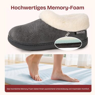 Жіночі халапи EverFoams зимові, антиковзні, теплі, з м'якого плюшу та піною з пам'яті