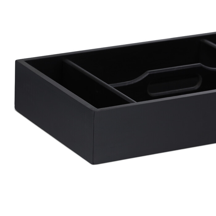 Relaxdays Cutlery Box with Carrying Handle