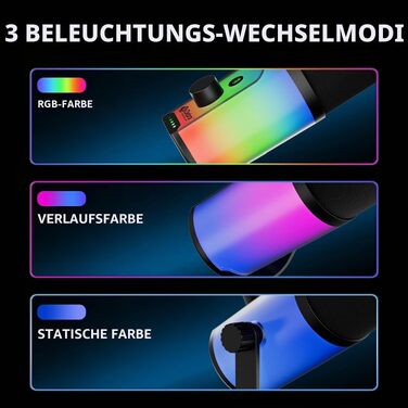 Динамічний USB-C/XLR мікрофон D Debra для студії, подкастів та стрімінгу, кардіоїдний, 192кГц/24Біт, з сенсорною кнопкою Mute, регулятором Gain та роз'ємом для навушників, для ПК та смартфона