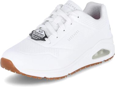 Черевики Skechers UNO SR для жінок, робочі кросівки, білі, синтетика (35.5 EU)