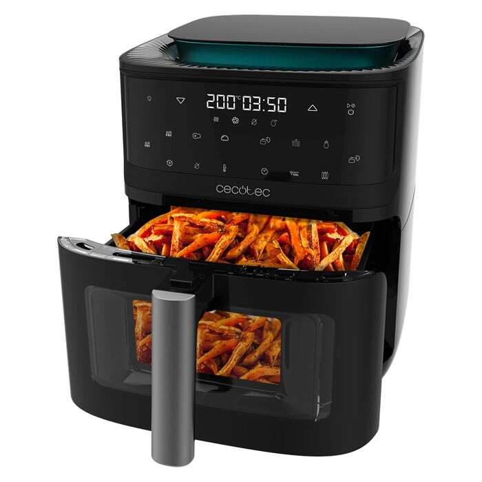 Фритюрниця Cecotec Cecofry Absolute 7600 7.6л, 2000 Вт, Цифрова, PerfectCook, Регулювання температури та часу, Touch-панель, 8 режимів, Захист від перегріву