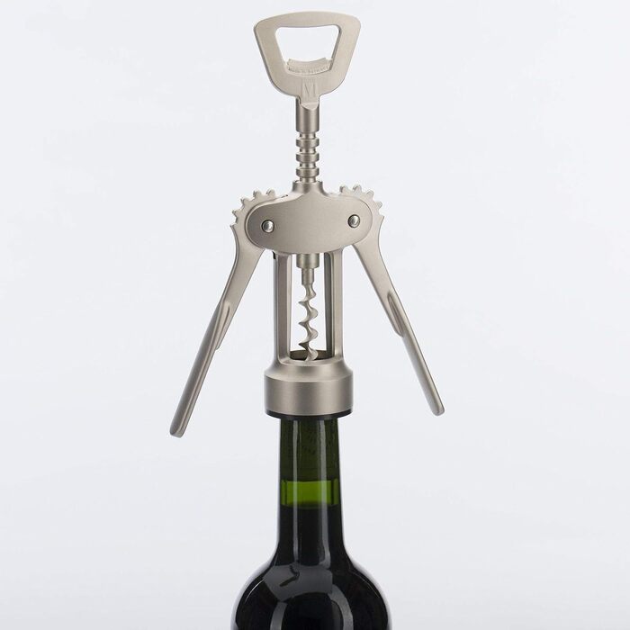 Westmark Lever Corkscrew with Bottle Opener - Stainless Steel & Zinc Die-Cast - Fino Finish - 61605580