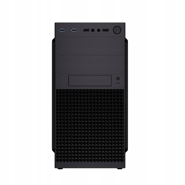 Корпус для офісного комп'ютера Gembird Fornax K300 microATX Mini-ITX, чорний