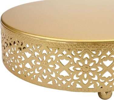 Набір підставок для тортів Hedume (3 шт.), металеві, круглі - для вечірок, свят, днів народжень