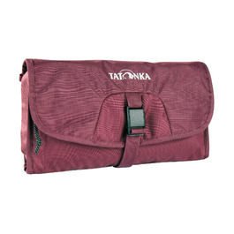 Дорожня косметичка Tatonka Small Travelcare — плоска сумка для гігієни з дзеркалом та відділеннями, Bordeaux Red, 25 x 17 x 4 см