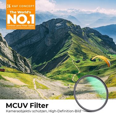 Фільтр UV K&F Concept K-Serie Pro Slim MC 67mm, захист об'єктива