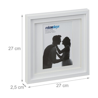 Relaxdays 25x25 cm Picture Frames, 2-Pack