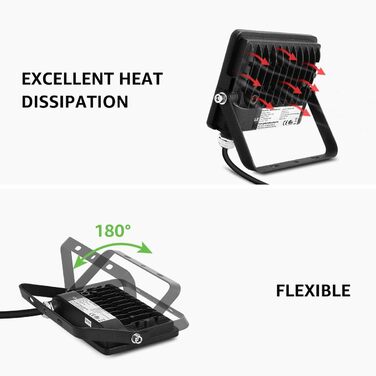 LED прожектор Lepro 50 Вт RGB з RF-пультом, набір 2 шт, водонепроникний IP65, з функцією пам’яті, диміруванням, кольорова зовнішня лампа для саду, вечірок, готелів