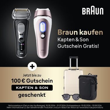 Braun Silk·expert Pro 5 IPL PL5157 – Апарат для епіляції в домашніх умовах, білий/золотий + Gillette Venus