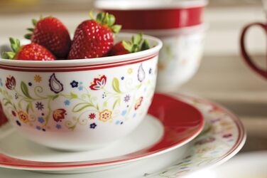 Ritzenhoff & Breker Doppio Shanti 30-Piece Porcelain Dinnerware Set (Muesli Bowls)