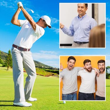 Чоловічий ремінь з нейлону, 6 шт. Регульований тканинний ремінь без пряжки, чоловічий ремінь для подорожей, роботи, активного відпочинку, туризму