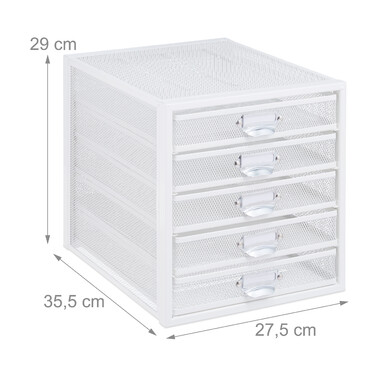 5-Drawer Storage Box
