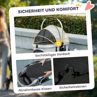 PawHut Будка-переноска для собак і котів 3-в-1, сірого кольору, до 10 кг, з килимком, сіткою та кошиком для зберігання