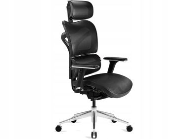 Ігрове крісло Diablo Chairs V-Commander, тканина, чорне