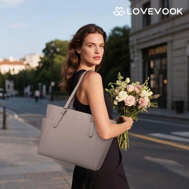 Сумка жіноча LOVEVOOK велика, PU шкіра, для ноутбука 17