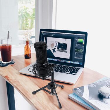 Стійка для мікрофона Geekria: сумісна з ATH AT2020, AT2020USB, AT2035, AT2050, ATR2500x